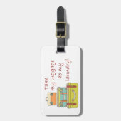Nehmen Sie mein Gepäck Gepäckanhänger (Vorderseite vertikal)