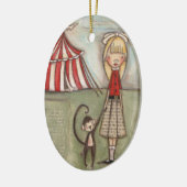 Nehmen Sie meine Hand, kleinen Affen - Keramik Ornament (Links)