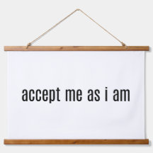 Nehmen Sie mich an, als ich Holz-Wandteppiche bin