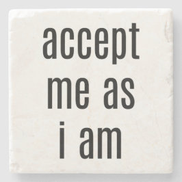 Nehmen Sie mich an, als ich Marmorstein-Untersetze Steinuntersetzer