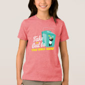 Nehmen Sie mich aus dem Ball-Game-Sammelcontainer Tri-Blend Shirt (Vorderseite)