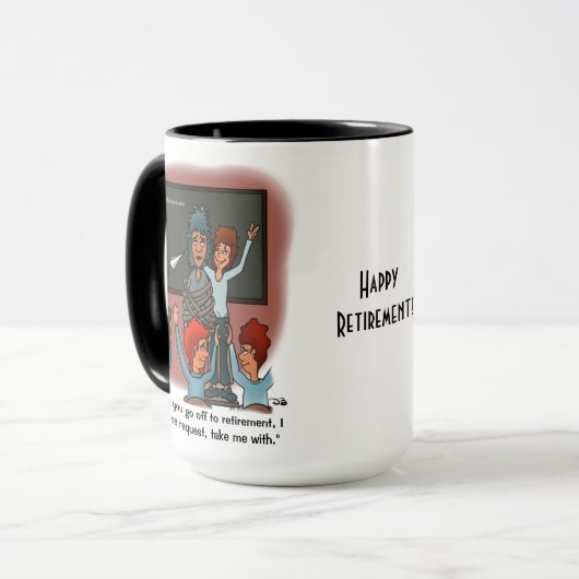 Nehmen Sie mich mit Combo-Tasse. Tasse (Vorderseite Links)