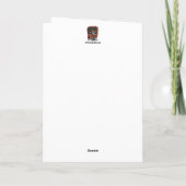 Nehmen Sie mich mit Dankeschön-Karte Dankeskarte (Rückseite)