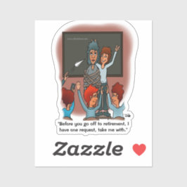 Nehmen Sie mich mit einem benutzerdefinierten Aufk Aufkleber