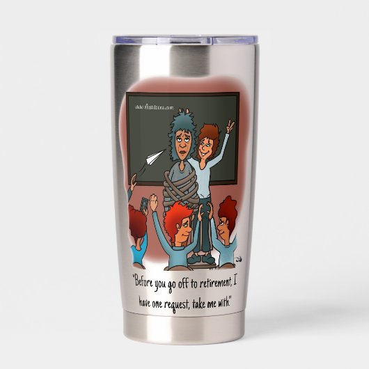 Nehmen Sie mich mit isoliertem, rostfreiem Stahl Thermobecher (Vorderseite)