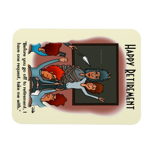 Nehmen Sie mich mit Magnet (Horizontal)