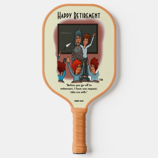 Nehmen Sie mich mit Pickleball Paddle. Pickleball Schläger (Vorderseite)