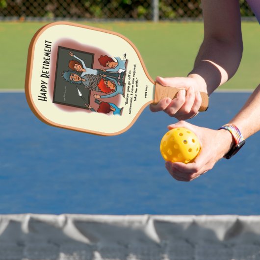 Nehmen Sie mich mit Pickleball Paddle. Schläger (InSitu)