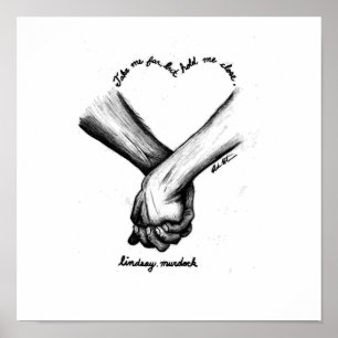 Nehmen Sie mich weit, aber halten Sie mich nah Pos Poster