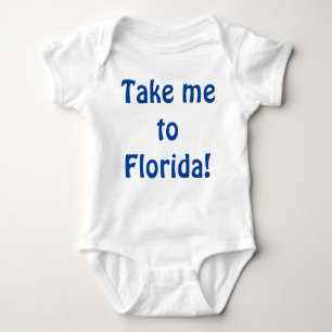 Nehmen Sie mich zu Florida! Baby Strampler