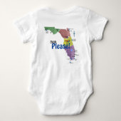 Nehmen Sie mich zu Florida! Baby Strampler (Rückseite)