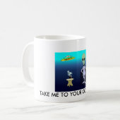 NEHMEN SIE MICH ZU IHRER KAFFEEMASCHINE KAFFEETASSE (Vorderseite Links)