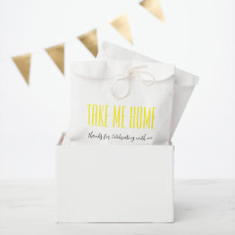 Nehmen Sie mich Zuhause Favor Tasche Geschenktütchen