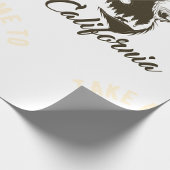 Nehmen Sie mich zum kalifornischen Papierkorb Geschenkpapier