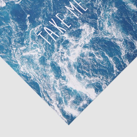 Nehmen Sie mich zum Meer Seidenpapier (Ausschnitt)