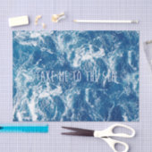 Nehmen Sie mich zum Meer Seidenpapier (Handwerk)