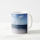 Nehmen Sie mich zum Strand Kaffeetasse (VorderseiteRechts)