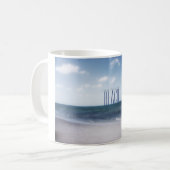 Nehmen Sie mich zum Strand Kaffeetasse (Vorderseite Links)