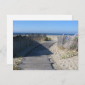 Nehmen Sie mich zum Strand! Postkarte (Vorne/Hinten)