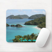 Nehmen Sie mich zur Stamm-Bucht! weg! Mousepad (Mit Mouse)