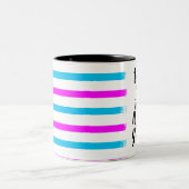 Nehmen Sie mir zu New- Yorkschwarzem 11 Unze Zweifarbige Tasse (Mittel)