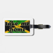 Nehmen Sie mir Zuhause Gepäckanhänger (Rückseite horizontal)