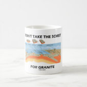 Nehmen Sie nicht den Schiefer für Granit Kaffeetasse (Mittel)