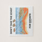 Nehmen Sie nicht den Schiefer für Granit Puzzle (Vertikal)