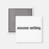 Nehmen Sie nichts. Magnet (Vorderseite/Rückseite)