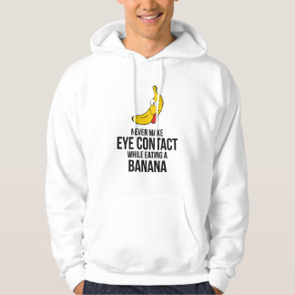 Nehmen Sie nie Blickkontakt beim Essen einer Hoodie