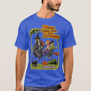 Nehmen Sie niemals eine Reise von Fremden, dem lus T-Shirt