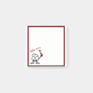 Nehmen Sie Note Music Teacher Funny Stickman Post Post-it Klebezettel