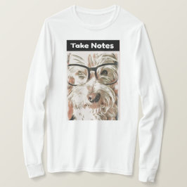 Nehmen Sie Notizen Westie Long-Sleeve Shirt