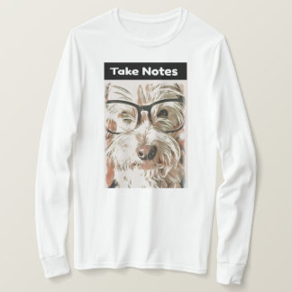 Nehmen Sie Notizen Westie Long-Sleeve Shirt