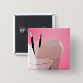 Nehmen Sie Rosa heraus Button (Vorne & Hinten)