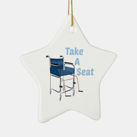 Nehmen Sie Seat Keramik Ornament (Rechts)