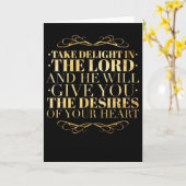 Nehmen Sie sich die Freude im Herrn - Bibelangebot Karte (Gelbe Blume)