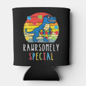 Nehmen Sie sich diesen niedlichen Trex Dino ziemli Dosenkühler (Rückseite)