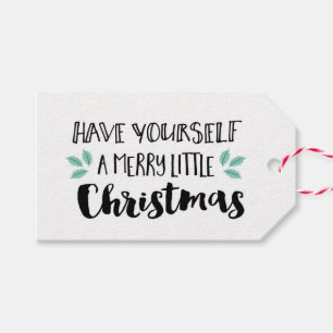 Nehmen Sie sich ein fröhliches Weihnachtsgeschenk Geschenkanhänger