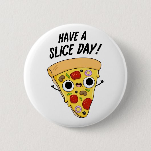 Nehmen Sie sich einen Pizza Slice Pub Button (Vorderseite)