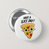 Nehmen Sie sich einen Pizza Slice Pub Button (Vorne & Hinten)