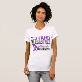 Nehmen Sie sich einen Stand gegen Pankreaskrebs T-Shirt (Vorne ganz)