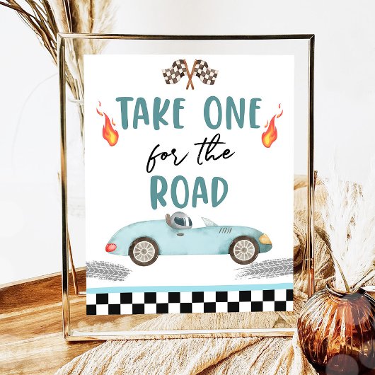 Nehmen Sie sich eines für den Rennwagen zwei Schne Poster