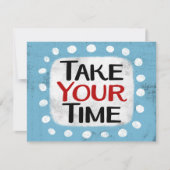 Nehmen Sie sich Ihre Grußkarte Karte (Vorderseite)