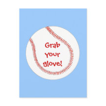 Nehmen Sie sich Ihren Handschuh Baseball Geburtsta