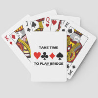 Nehmen Sie sich Zeit, Bridge zu spielen (vier Card