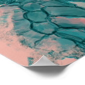 Nehmen Sie sich Zeit - Meeresschildkröten, Rosa, G Poster (Ecke)