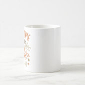 Nehmen Sie sich Zeit, um den Erntedank Fallende Bl Kaffeetasse (Mittel)