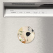 Nehmen Sie sich Zeit, um die Blume zu riechen Magnet (In Situ (Geschirrspüler))