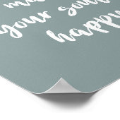 Nehmen Sie sich Zeit, um Ihr Soul zu einem guten A Poster (Ecke)